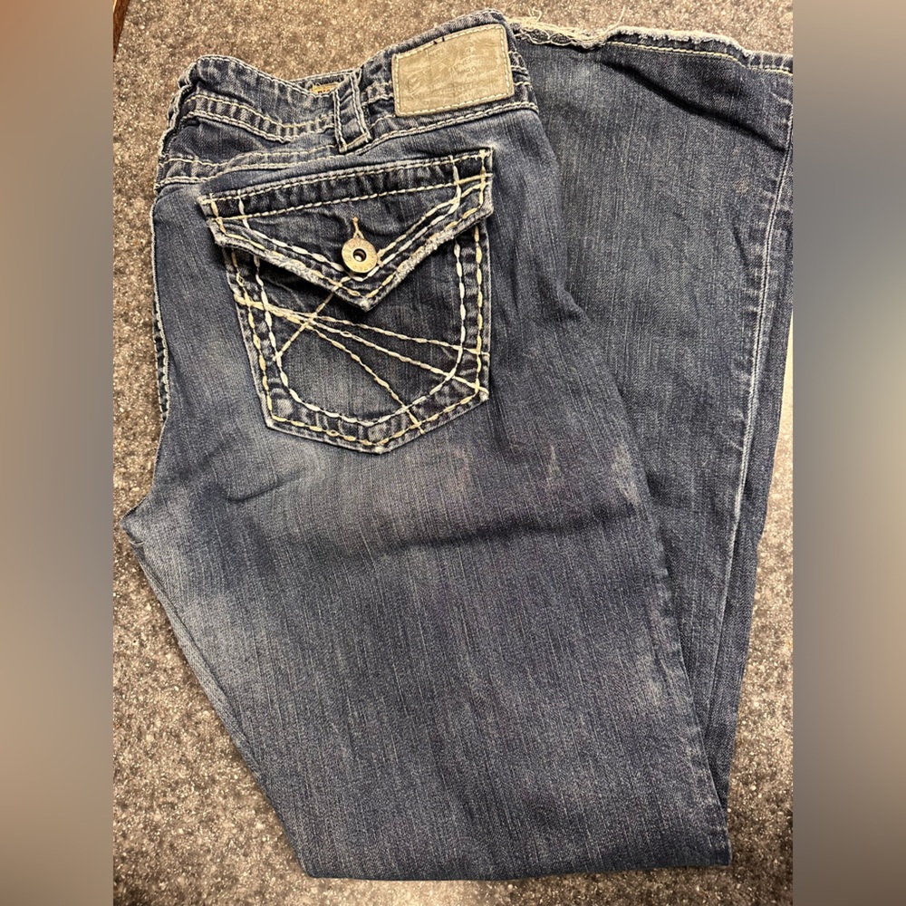 PIONEER Relaxed Fit Blue Jeans